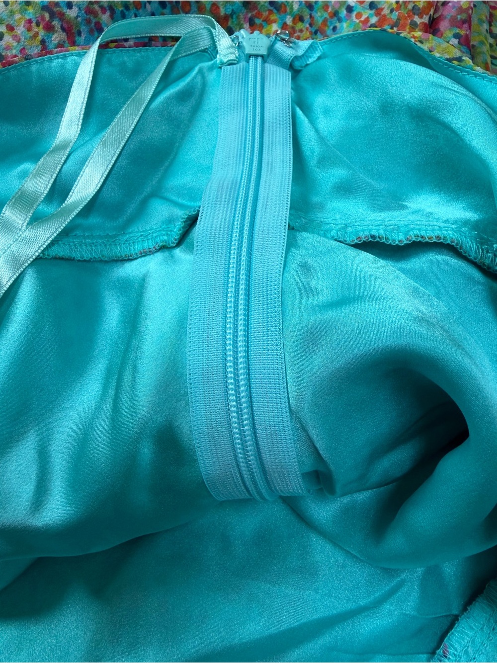 Silk BCBGMaxazria Multicolor Halter Dress - Women's - Picture 8 of 9